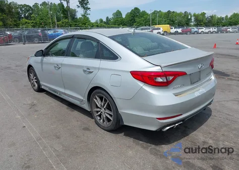 2015 Hyundai Sonata Sport 2.0T from USA, damaged, VIN 5NPE34AB1FH093398
